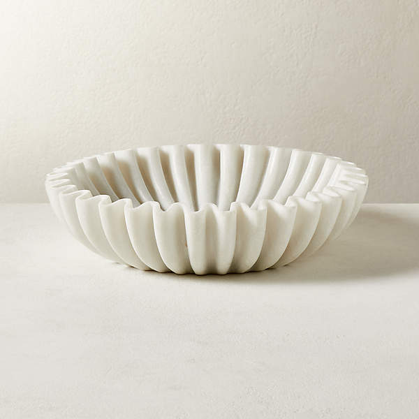 Fluted Marble Box