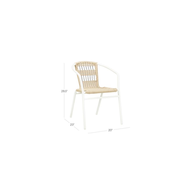 View Rex Open Weave Outdoor Armchair - image 3 of 8