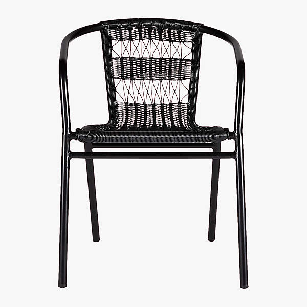 Cb2 rex deals open weave chair