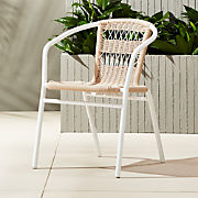 Rex Black Open Weave Armchair Set of 4