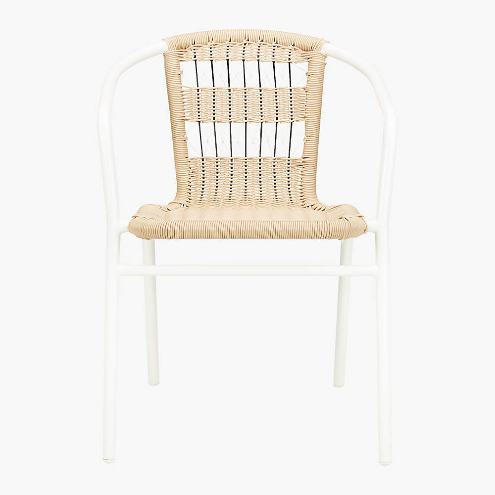 rex open weave chair cb2