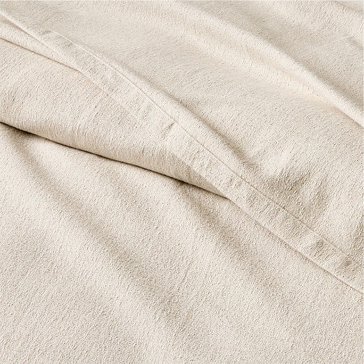 Rhen Flax Organic Cotton Linen Oversized Coverlet
