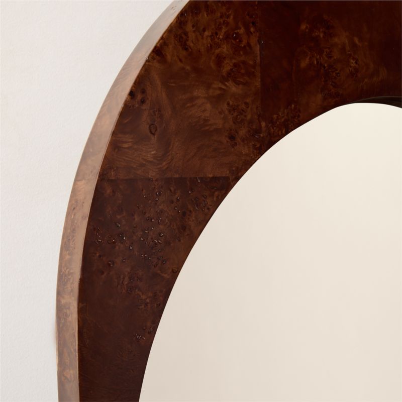Ria Burl Wood Arched Floor Mirror 36"x72" - image 2 of 5