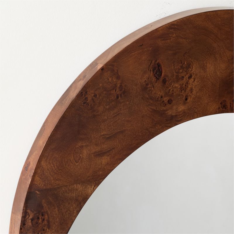 Ria Burl Wood Arched Wall Mirror 24"x40" - image 2 of 4