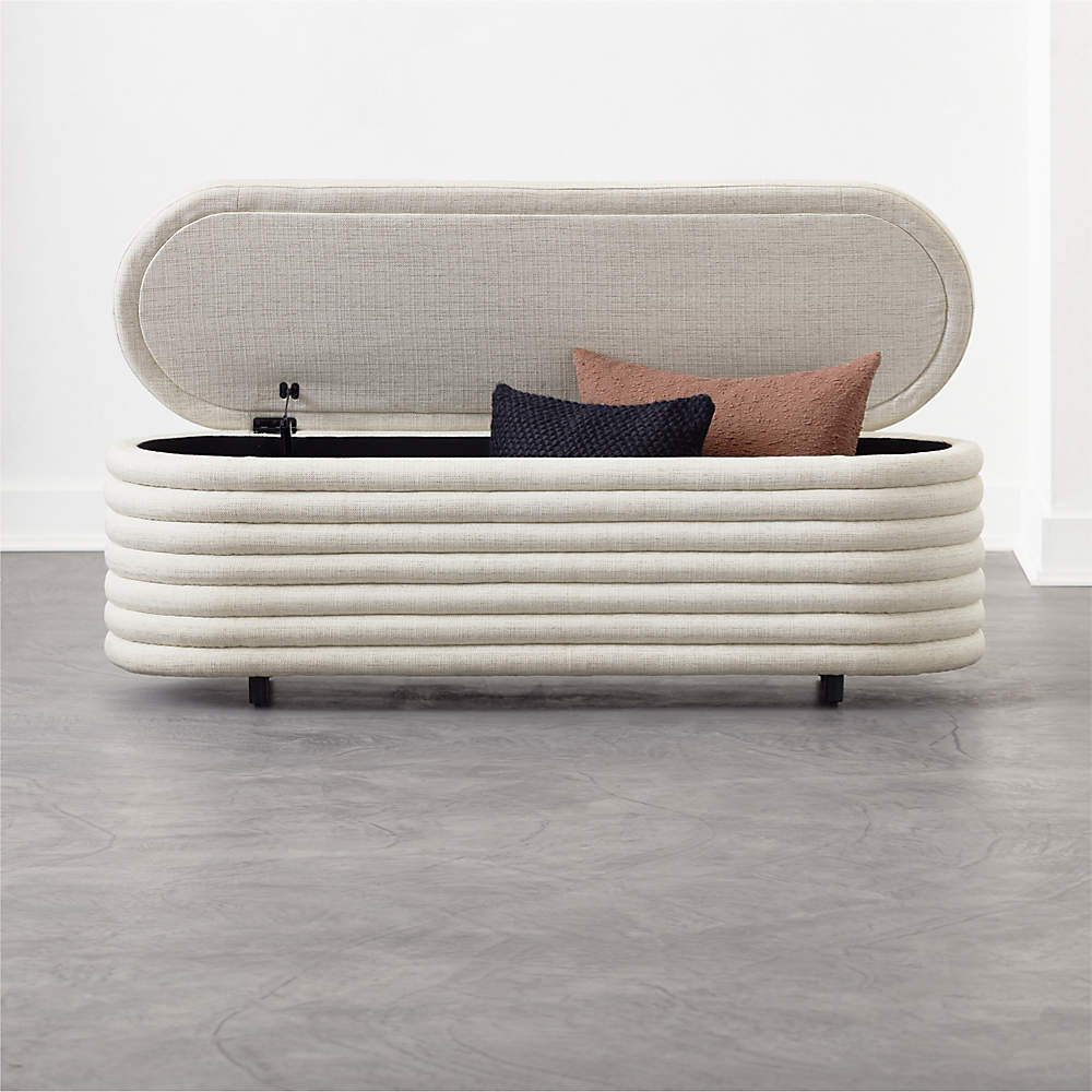 Cb2 rialto storage bench hotsell