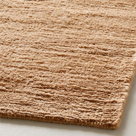 Rianne Light Brown Wool and Cashmere Area Rug