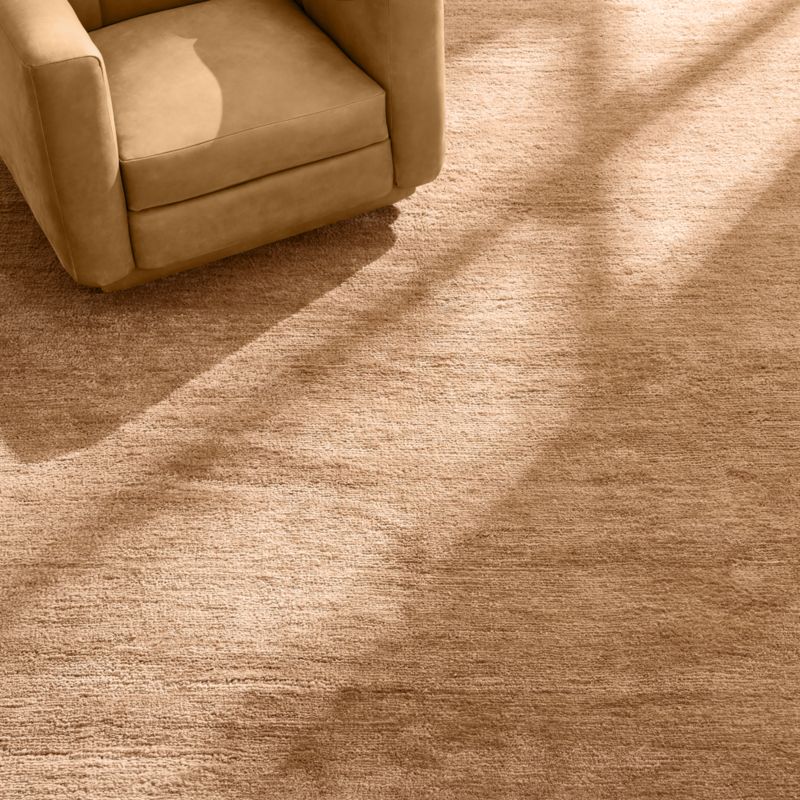 Rianne Light Brown Wool and Cashmere Area Rug 6'x9' - image 2 of 5