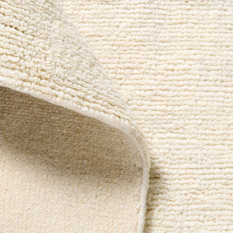 Rianne Warm White Wool and Cashmere Area Rug 8'x10' - image 3 of 4