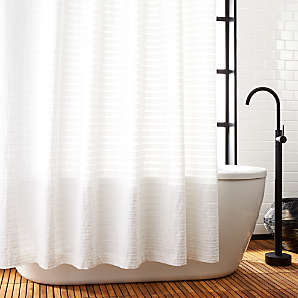 Modern Unique Shower Curtains Cb2, Organic Cotton Shower Curtain Canada