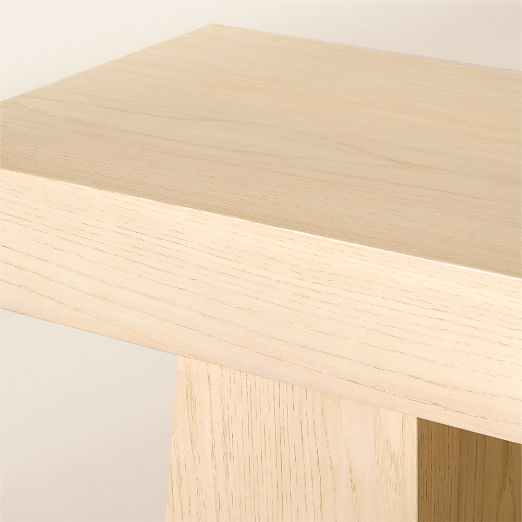 Ridge 70" Bleached Wood Console Table