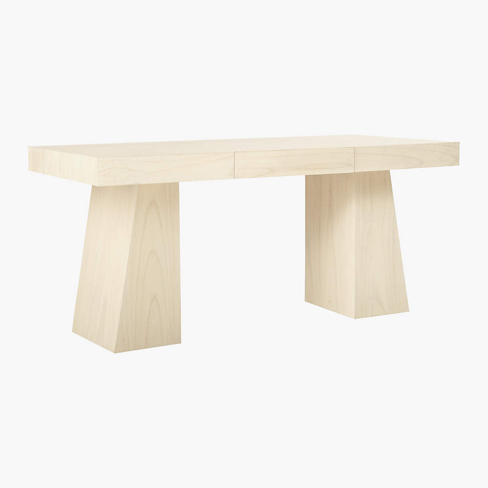 Cb2 oak store desk