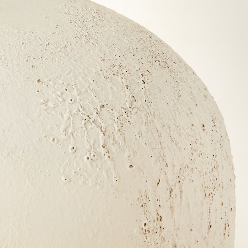 Rile Textured White Terracotta Floor Vase 31" - image 3 of 6