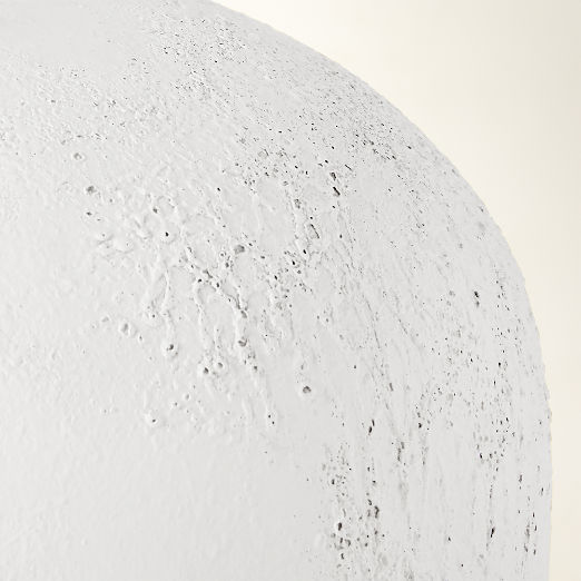 Rile Textured White Terracotta Floor Vase 31"