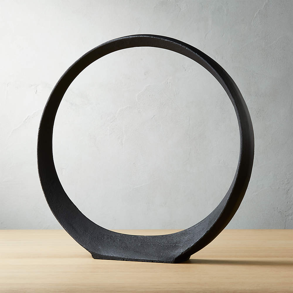 Large Metal Ring Sculpture + Reviews