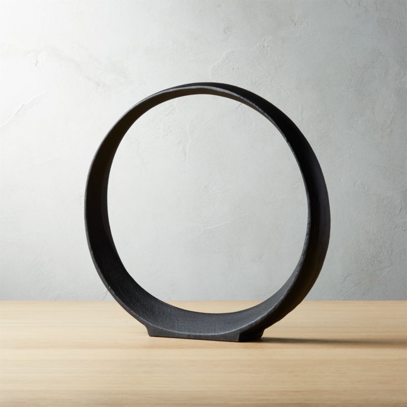 Small Metal Ring Sculpture - image 0 of 12