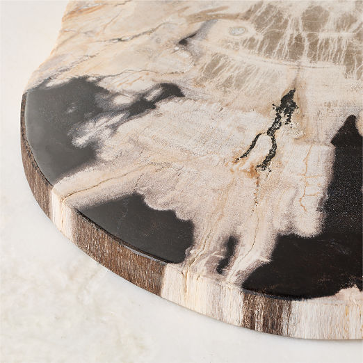 Ring Petrified Wood Serving Board