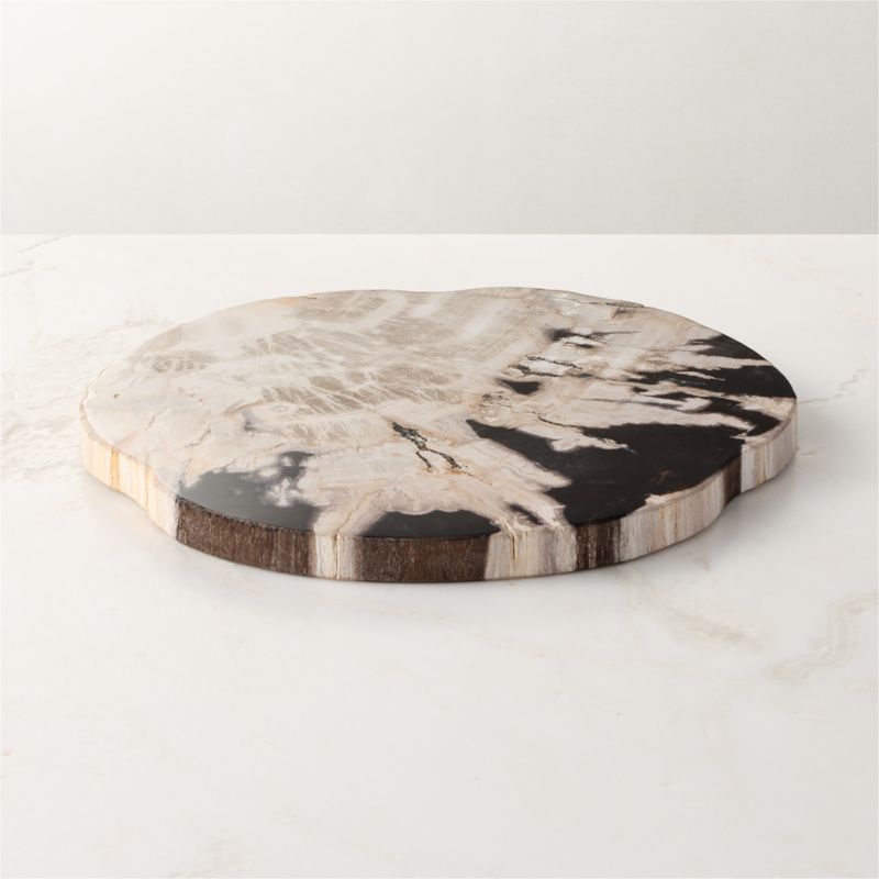 Ring Petrified Wood Serving Board - image 6 of 9