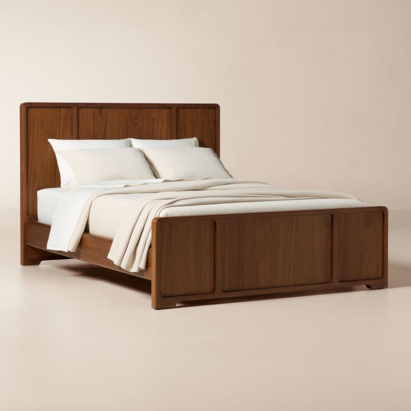 Rio Walnut Queen Bed - image 1 of 6