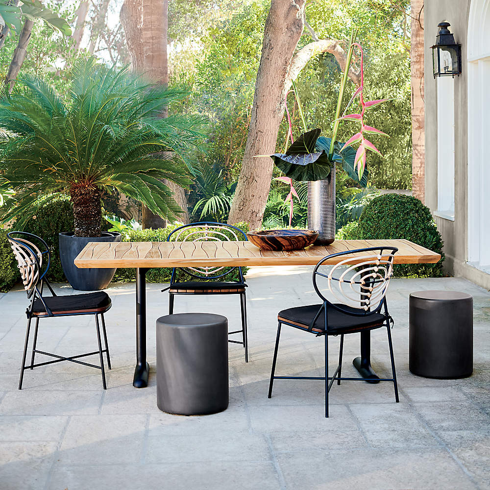 Cb2 shop outdoor tables