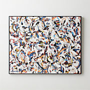 'The Louvre' Photographic Print in Black Frame 32.25"x38.75"