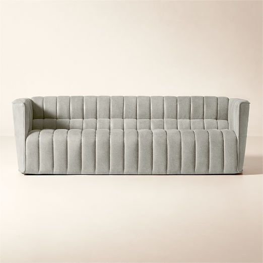 Ripple 88" Sofa Bloce Grey