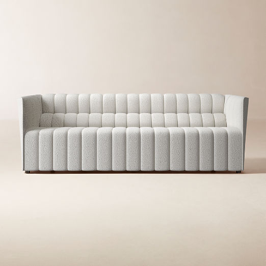 Ripple 88" Sofa Bloce Grey