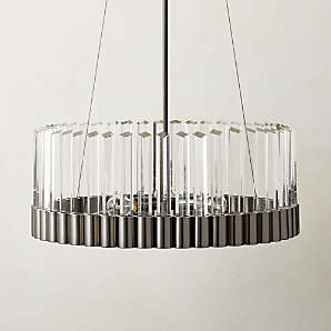 CB2 - February Catalog 2022 - Goldie Nylon-Wrapped Pendant Light