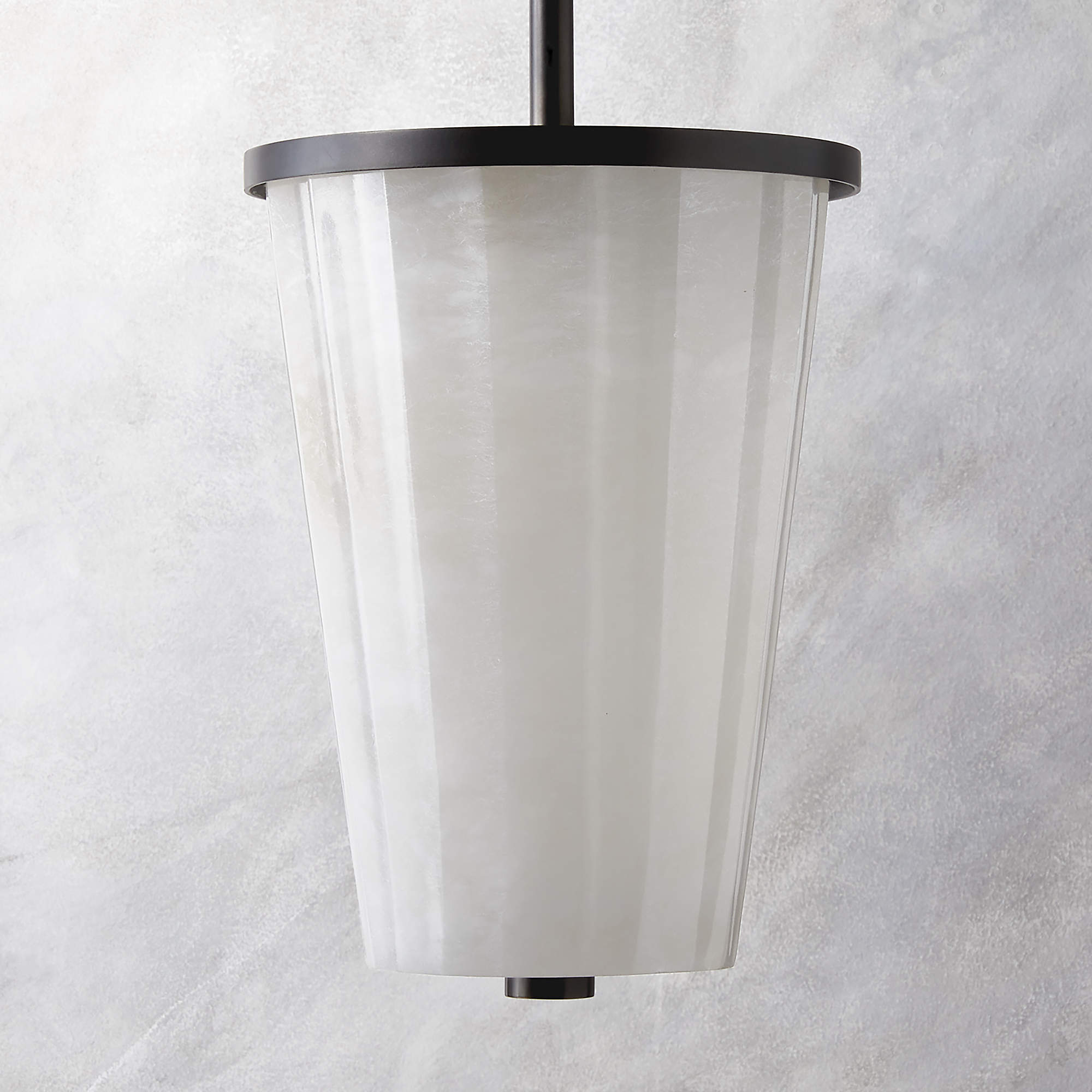 Riva Modern Alabaster Outdoor Pendant Light CB2 Canada