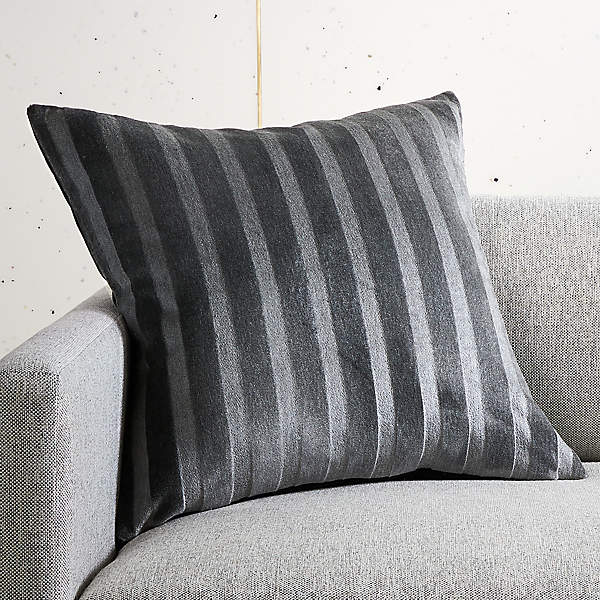 grey feather pillows
