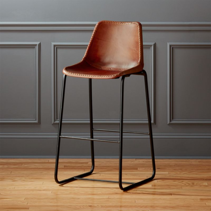 leather bar stool