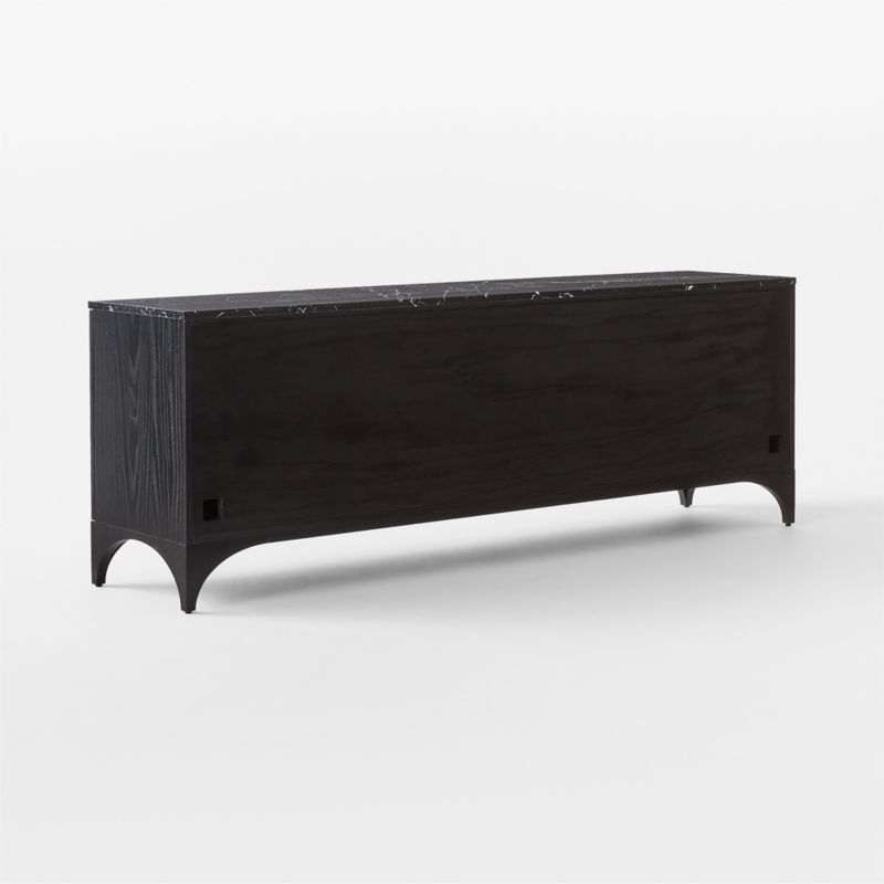 Roane 80" Black Oak Media Console - image 7 of 9