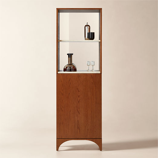Roane Oak Bar Cabinet