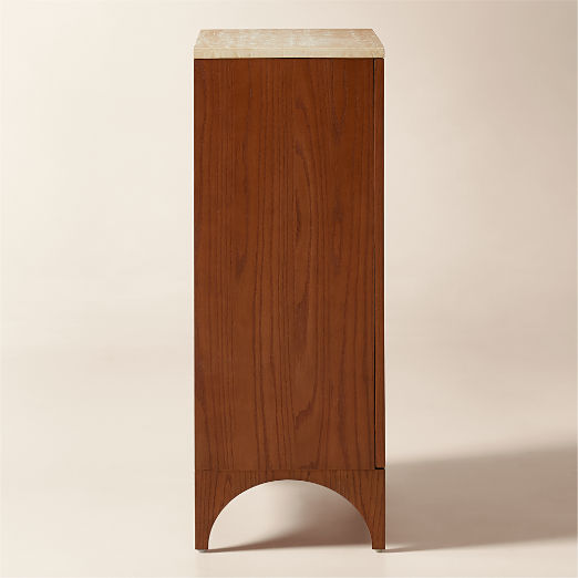 Roane Oak Entryway Cabinet