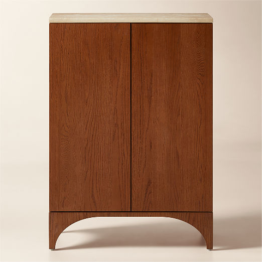 Roane Oak Entryway Cabinet