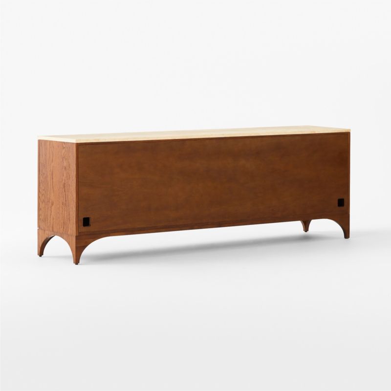 Roane 80" Oak Wood Media Console - image 10 of 12