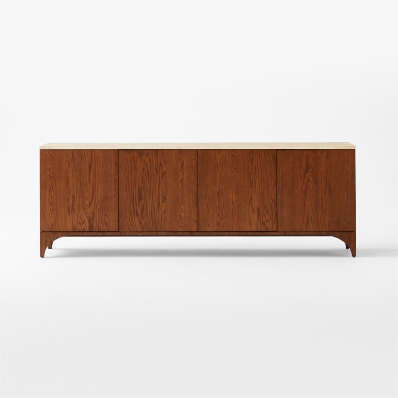 Roane 80" Oak Wood Media Console - image 6 of 12