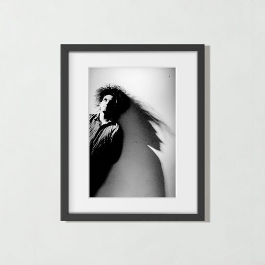 'Robert Smith Silhouette' Photographic Print in Black Frame 17.75''x21.75''