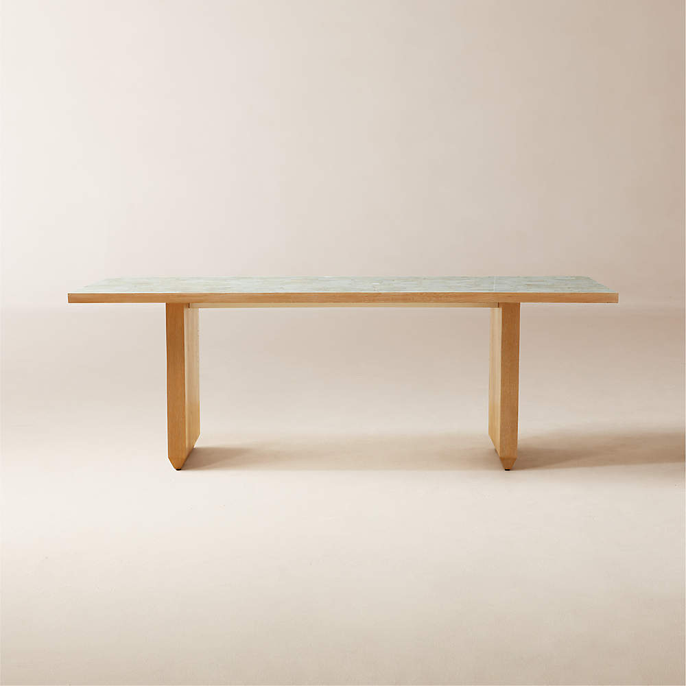 Cb2 stone on sale dining table