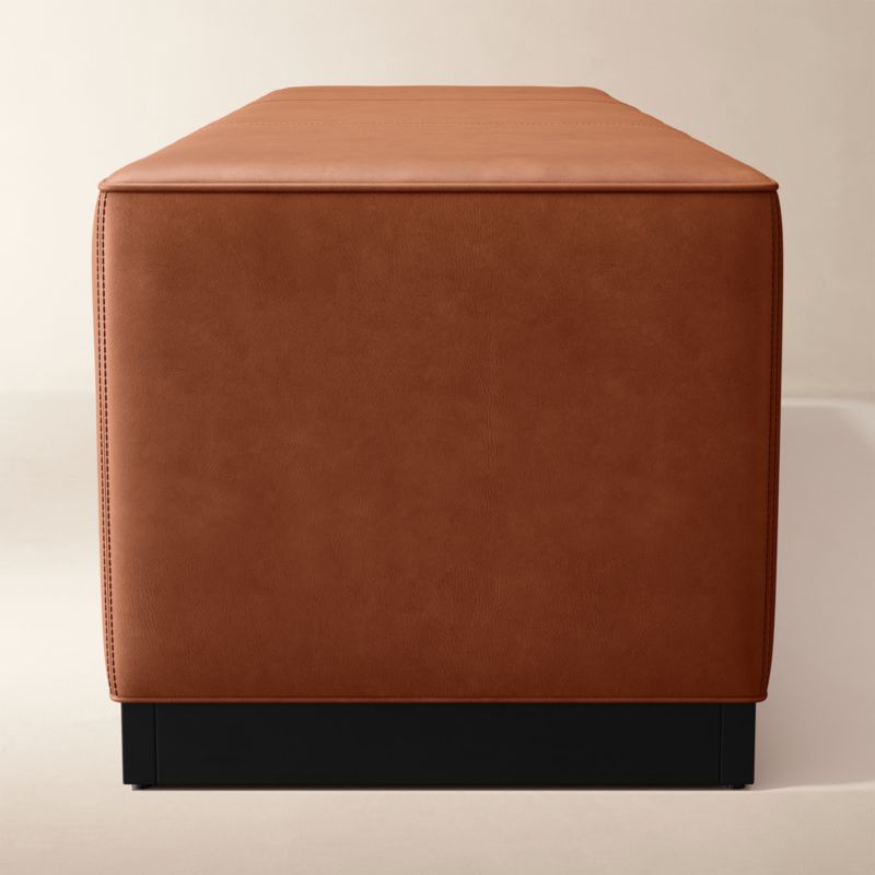 View Rockwell 68" Rectangle Leather Bench - image 4 of 4