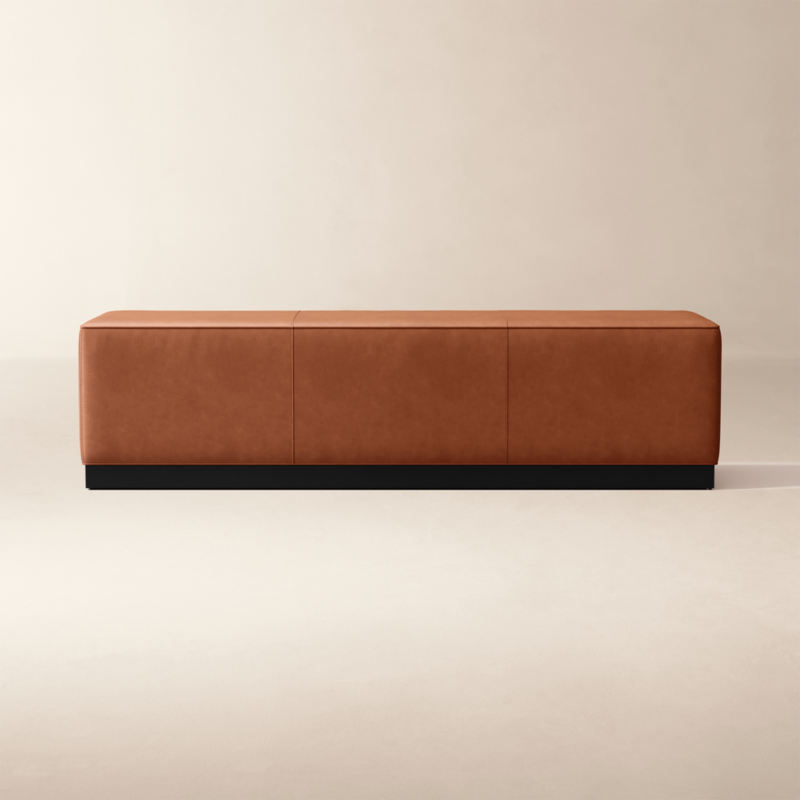 Rockwell 68" Rectangle Leather Bench - image 0 of 4