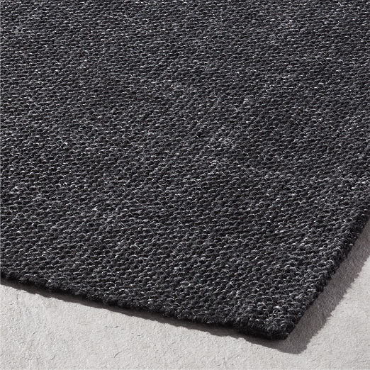 Rodes Performance Charcoal Grey Indoor/Outdoor Area Rug 6'x9'