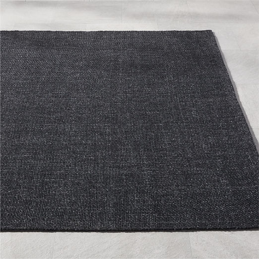 Rodes Performance Charcoal Grey Indoor/Outdoor Area Rug 6'x9'