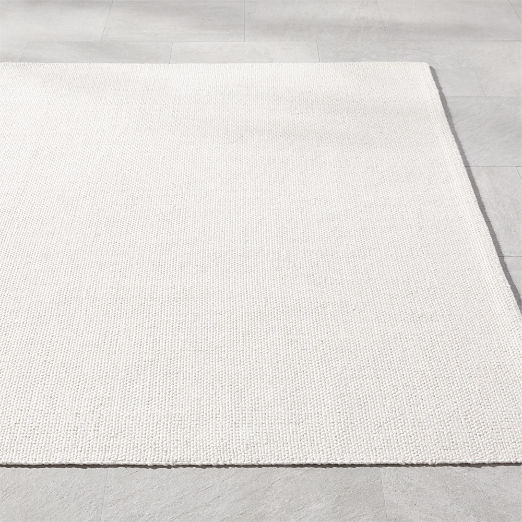 Rodes Performance White Indoor/Outdoor Area Rug 5'x8'