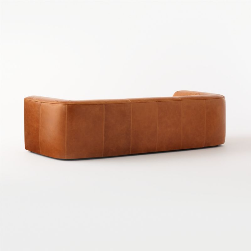 Rodez 105" Saddle Leather Sofa - image 10 of 14