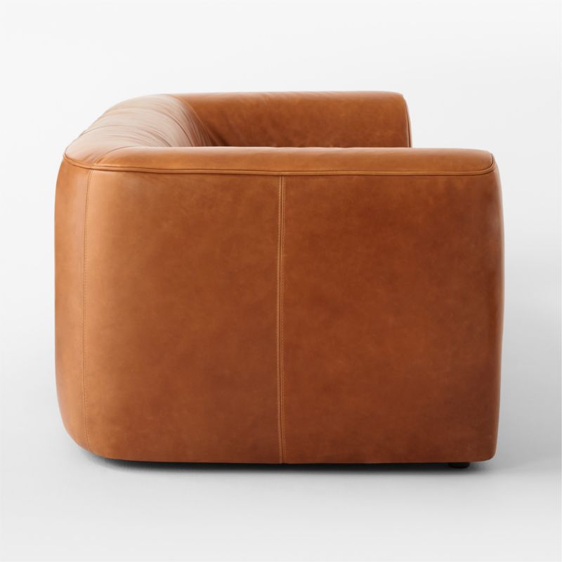 Rodez 105" Saddle Leather Sofa - image 9 of 14