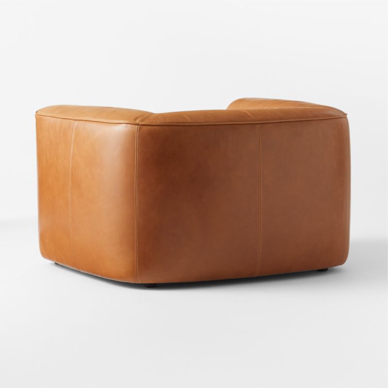 Rodez Saddle Leather Accent Chair - image 6 of 11