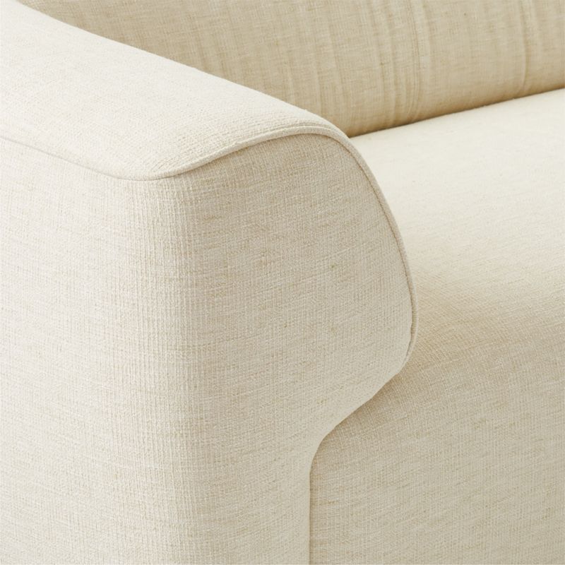 Rodez 88" White Performance Fabric Apartment Sofa - image 8 of 9