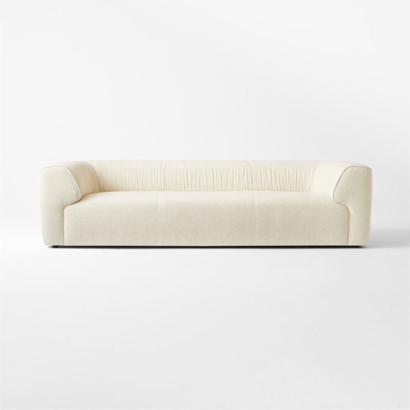 Rodez 105" White Performance Fabric Sofa - image 4 of 9