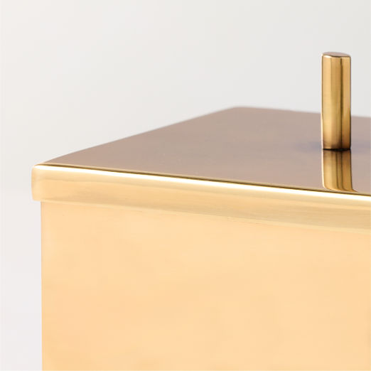 Roland Aged Brass Canister 5.75"