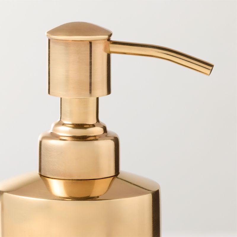 Roland Aged Brass Soap Pump 8 oz - image 1 of 3